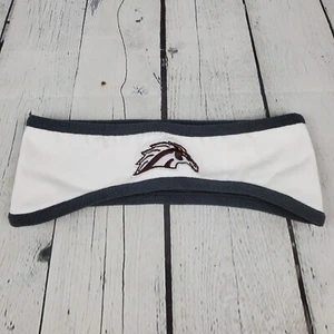 Western Michigan Broncos Adidas Headband S/M White Fleece Lined WMU NCAA NCHC - Picture 1 of 6