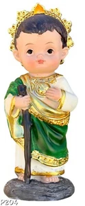 Cara de bebé de 4 pulgadas de Saint Jude-San Judas Tadeo religión poliresina - Imagen 1 de 3