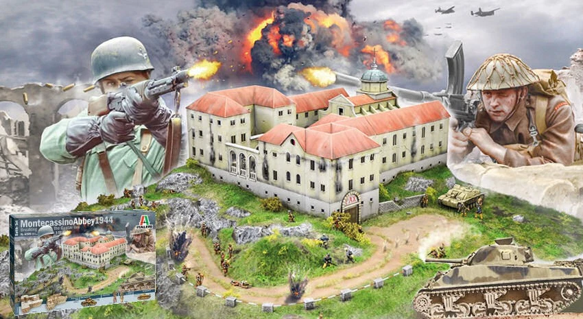 MONTECASSINO 1944 GUSTAV LINE BATTLE KIT 1:72 - Immagine 1 di 1