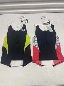 NWT Lot Of 2 Pearl Izumi Junior Sz M ELITE In-R-Cool Tri Sleeveless Jersey $80 - Picture 1 of 14