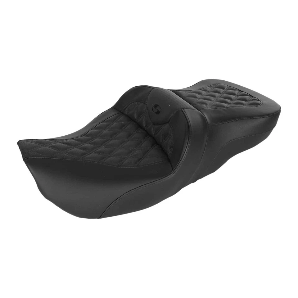 Sofá de carretera Saddlemen dos plazas LS negro asiento de turismo felpa confort 897-06-182 Foto 1 de 1