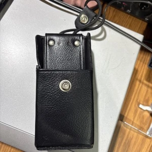 Portable Radio Hard Leather case, possibly Motorola - Picture 1 of 9