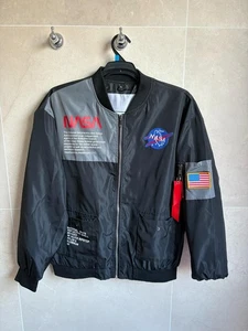 NASA JACKET EXTRA LARGE XL EMBROIDERED THIN JACKET - Picture 1 of 6