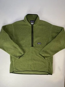 Vintage Patagonia Synchilla Fleece Men’s L Green 1/4 Zip Pullover Y2K 90s - Picture 1 of 17