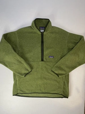 Vintage Patagonia Synchilla Fleece Men’s L Green 1/4 Zip Pullover Y2K 90s - Image 1 of 4