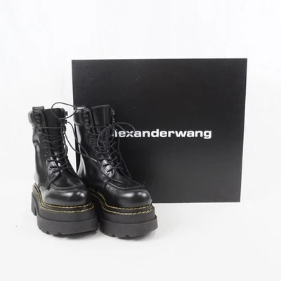 Botas de plataforma Alexanderwang Atlas con cordones en negro - talla W EU 35.5 (30324B029) Foto 1 de 4