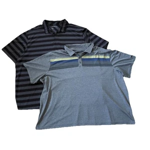 Reebok Golf Polo Shirt Lot x2 Size 6XL Men’s Performance Stretch - Picture 1 of 13