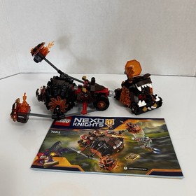 LEGO Nexo Knights Chaos Catapult 70311 & Moltors Lava Smasher 70313