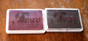 FRESCO CHALK Finish Dye Ink Stamp Pad (2) Stampa Rosa VERY MOIST Burgundy Maroon - Picture 1 of 5