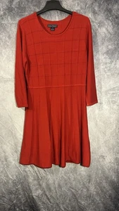 Jessica Howard NEW Red Fit & Flare Missy Sweater Dress XL Red - Picture 1 of 15