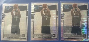2020-21 Panini Donruss Optic ANTHONY EDWARDS Silver Pulsar Rated Rookie RC Lot 3 - Picture 1 of 8