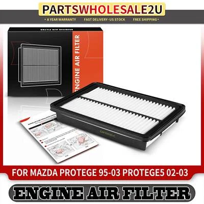 New Engine Air Filter for Mazda Protege 1995-2003 Protege5 2002-2003 Rigid Panel - Image 1 of 4