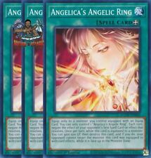 Yugioh! 3x Angelica's Angelic Ring AGOV-EN065 Common 1st Ed NM