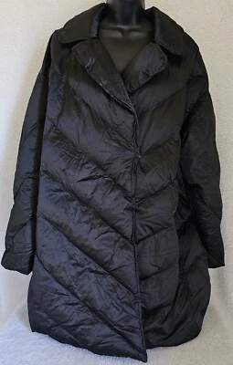 Ava & Viv Womens Puffer Jacket Coat Size 1X Black - Image 1 of 4