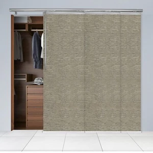 Panel Track Sliding Vertical Blinds 36-153"W (3-7 Panels) - Olive - Picture 1 of 45