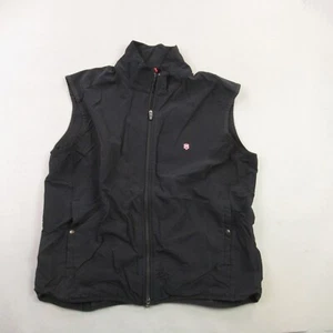 Victorinox Vest Womens Medium Black Camping Sleeveless Full Zip - Picture 1 of 8