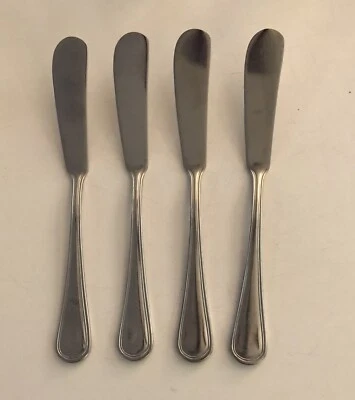 Lot of 4 Butter Knives Update International 18/10 Regency Stainless 6 5/8" - Image 1 of 3