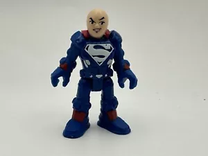 Fisher Price Imaginext Action Figure DC Super LEX LUTHOR Travestimento Superman - Foto 1 di 5