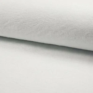 Cuddlesoft Bamboo Wellness Terry Towelling Fabric Material - WHITE - Picture 1 of 1