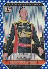 2016 Panini Prizm Prizms Blue Flag #86 Clint Bowyer /99 