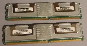 8GB (2x4GB) pc2-5300F 4Rx8 FBDIMM ECC Server Memory Kit 46C7423 - Picture 1 of 1