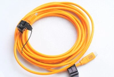 Tether Tools TetherPro USB-C to 2.0 Mini-B 5-Pin Cable With Tether Guard - Image 1 of 2