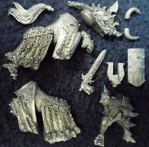 2002 Chaos Mounted Champion of Khorne Citadel Warhammer Lord Warrior Cavalry GW - Picture 1 of 2