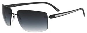 Silhouette Sonnenbrille Spielberg 61/17/135 schwarz silber/grau Grad 8722/75-9140* - Bild 1 von 4
