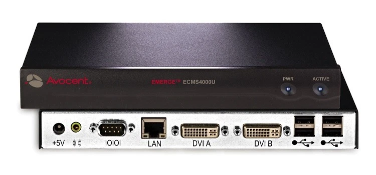 Avocent ECMS4000RU-001 Dual-Video KVM Extender Over IP Receiver - Image 1 of 1