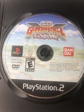 SD Gundam Force Showdown! - PS2 Playstation 2 Game Rare Tested Works Disc Only