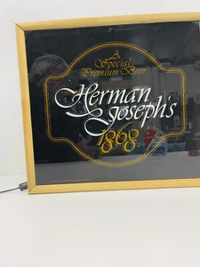 1981 Coors Herman Joseph's Beer ( for Adolph Herman Joseph Coors) Lighted Sign - Picture 1 of 6