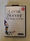 Sega Master System Great Soccer complete CIB  *tested*  SMS