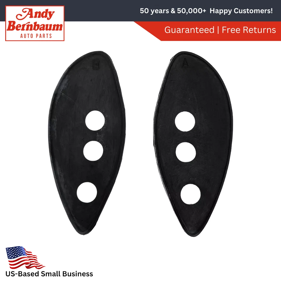 Par de almofadas de borracha para lanterna traseira esquerda e direita Dodge Chrysler 1937-1938 - Imagem 1 de 4