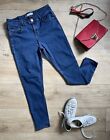 Versatile Mix & Match Mid Rise Cute Blue Denim Skinny Stretch Jeans Sz 12 GEORGE