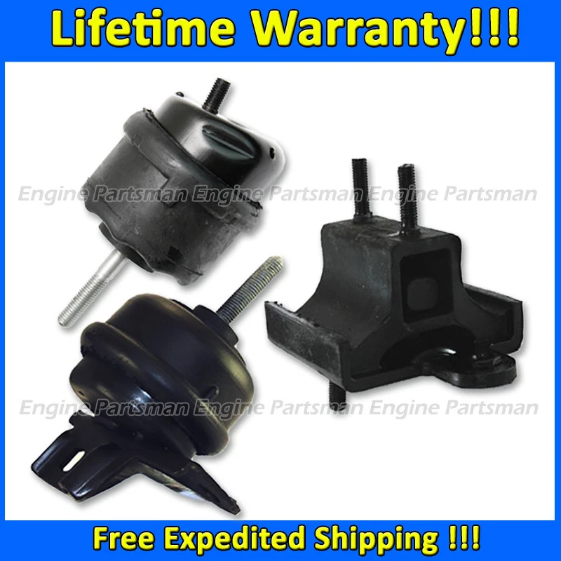 K1794 Motor&Front LT Trans Mount 3 件 适用于 2001 - 2003 Oldsmobile Aurora 4.0L — 第 1/1 张图片