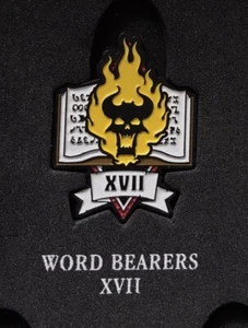 Wortträger Legion Pin Anstecker Horus Häresie Limited Edition Warhammer 30k XVII - Bild 1 von 1