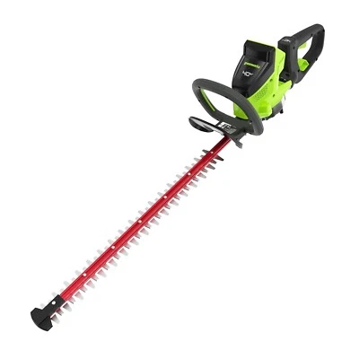 40V Akku Heckenschere 66cm Dual Action Klingen Greenworks GD40HT66