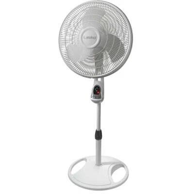 Lasko Oscillating Adjustable Pedestal Stand Fan with Timer and Remote for Indoor - Image 1 of 4
