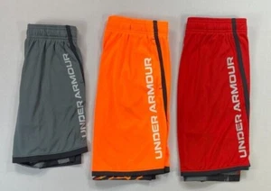Boy's Youth Under Armour Loose Fit Athletic Shorts with Mesh - Picture 1 of 7