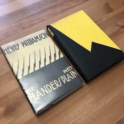 The Wet Flanders Plain ~ Henry Williamson ~ Dutton 1st US Edition HC DJ 1929 - Image 1 of 4