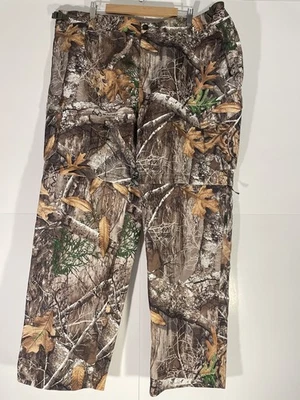 Magellan Outdoors Camo Cargo Zip-Off Polyester Pants Mens 3XL XXXL Realtree Edge - Image 1 of 4
