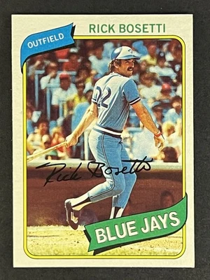 1980 Topps #277 Rick Bosetti Toronto Blue Jays - Image 1 of 3