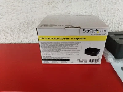 Startech satdock22ru3 USB Hdd SSD SATA Hdd Standalone  Duplicator Dock Boxed  - Image 1 of 4
