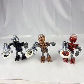LEGO BIONICLE: Matoran of Metru Nui Set of 3 8607, 8609, 8610 Complete W/discs