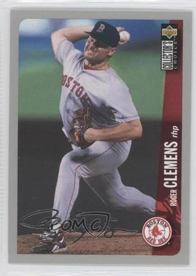 1996 Upper Deck Collector's Choice Silver Foil Signature Roger Clemens #60 - Image 1 of 2
