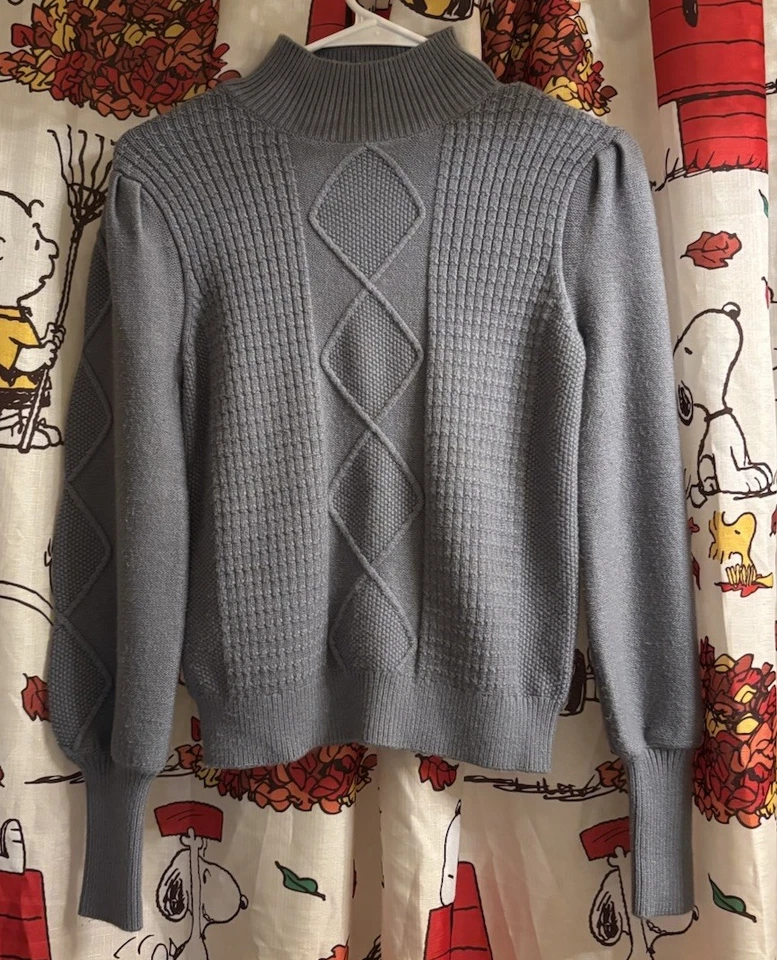 Philosophy Women’s Blue/Grey Long Sleeve Sweater Size Small - Image 1 of 1