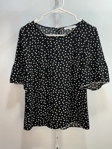 Rose + Oliv Damen Polka Dot Fließendes Top, Gr. XS. 3H - Bild 1 von 5