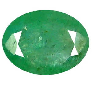 1.07 ct Incomparable Oval Cut (7 x 6 mm) Colombian Emerald Natural Gemstone - Picture 1 of 1