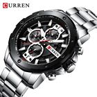CURREN Men's Quartz Watch with Stainless Steel Band 0749