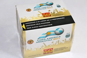 PANINI COPA AMERICA ARGENTINA 2011 - DISPLAY BOX CAJITA 50 SACCHETTI CONFEZIONI SOBRE - Foto 1 di 1